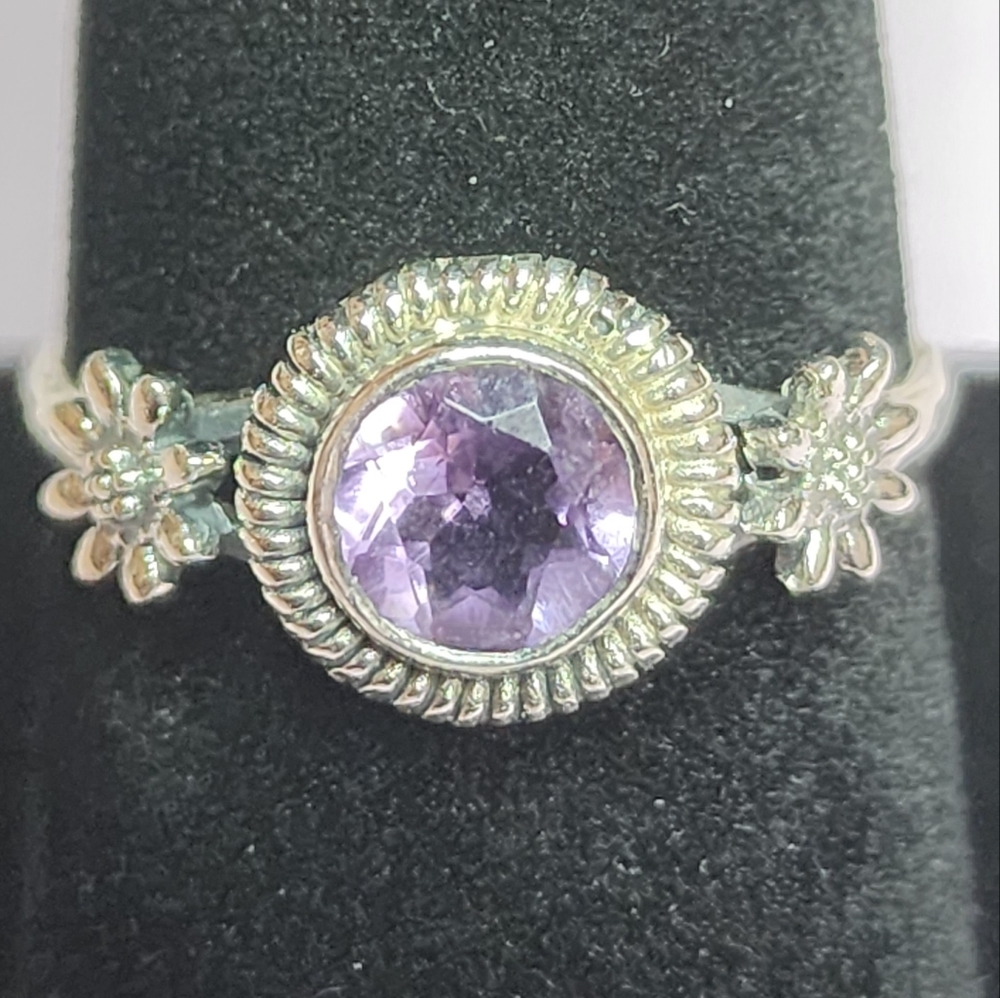 Amethyst and Sterling Silver Ring NWOT